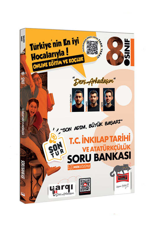 Yargı Ders Arkadaşım 8.Sınıf LGS T.C. İnkılap Tarihi ve Atatürkçülük Son Tur Soru Bankası