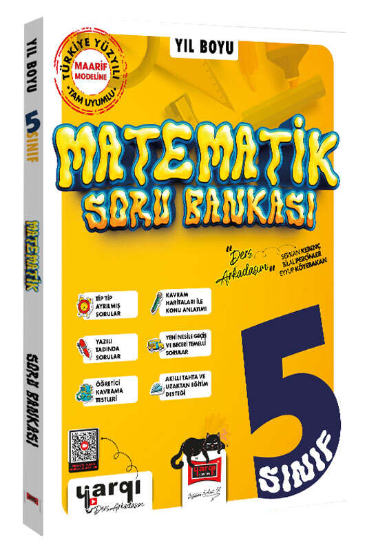Yargı Ders Arkadaşım 5.Sınıf Matematik Yıl Boyu Soru Bankası