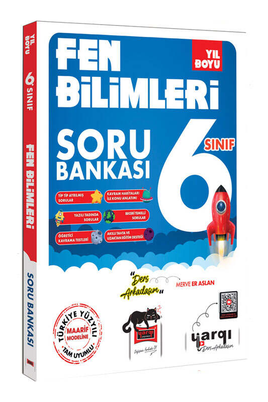 Yargı Ders Arkadaşım 6.Sınıf Fen Bilimleri Yıl Boyu Soru Bankası