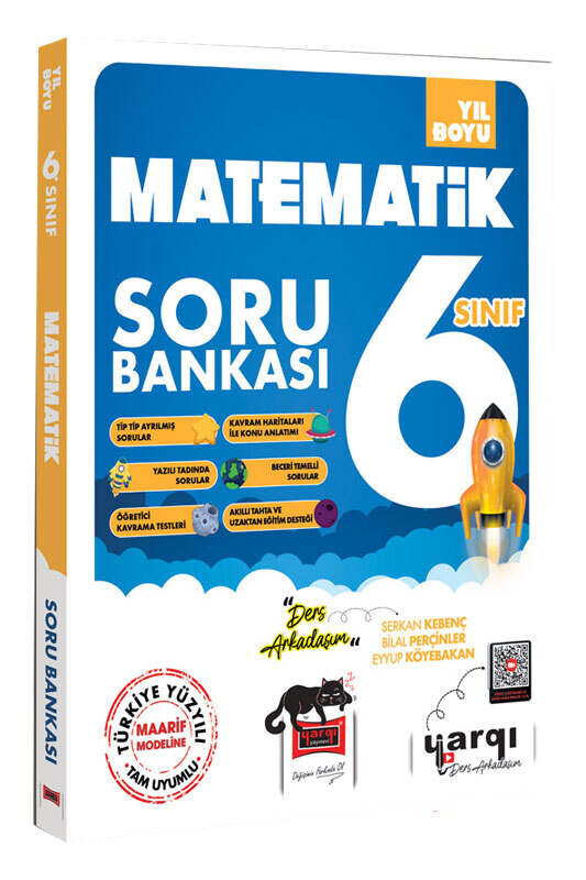 Yargı Ders Arkadaşım 6.Sınıf Matematik Yıl Boyu Soru Bankası