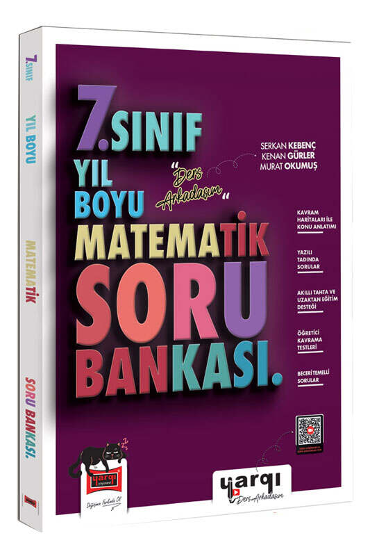 Yargı Ders Arkadaşım 7.Sınıf Matematik Yıl Boyu Soru Bankası