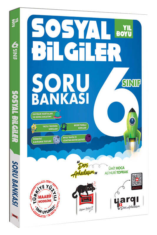 Yargı Ders Arkadaşım 6.Sınıf Yıl Boyu Sosyal Bilgiler Soru Bankası