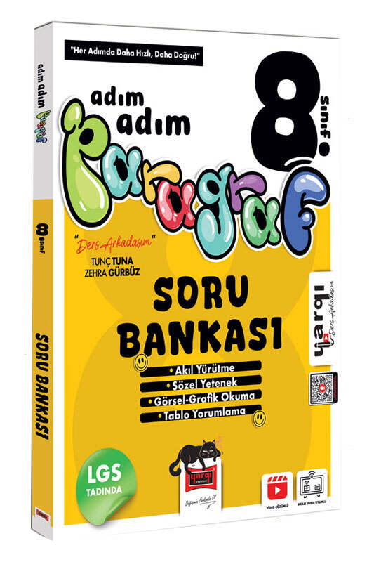 Yargı Ders Arkadaşım 8.Sınıf Adım Adım Paragraf Soru Bankası